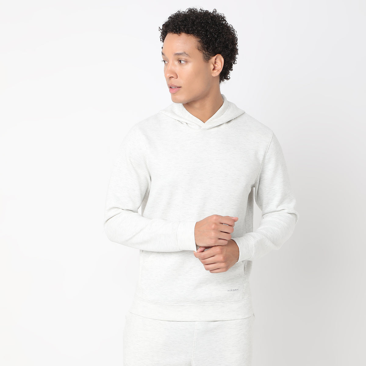 Regular Fit Solid Sweatshirt