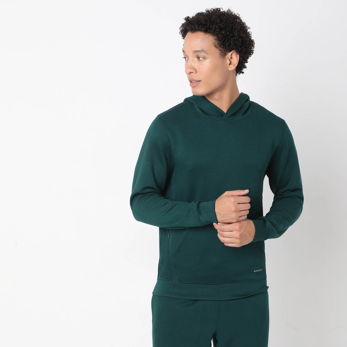 Regular Fit Solid Sweatshirt