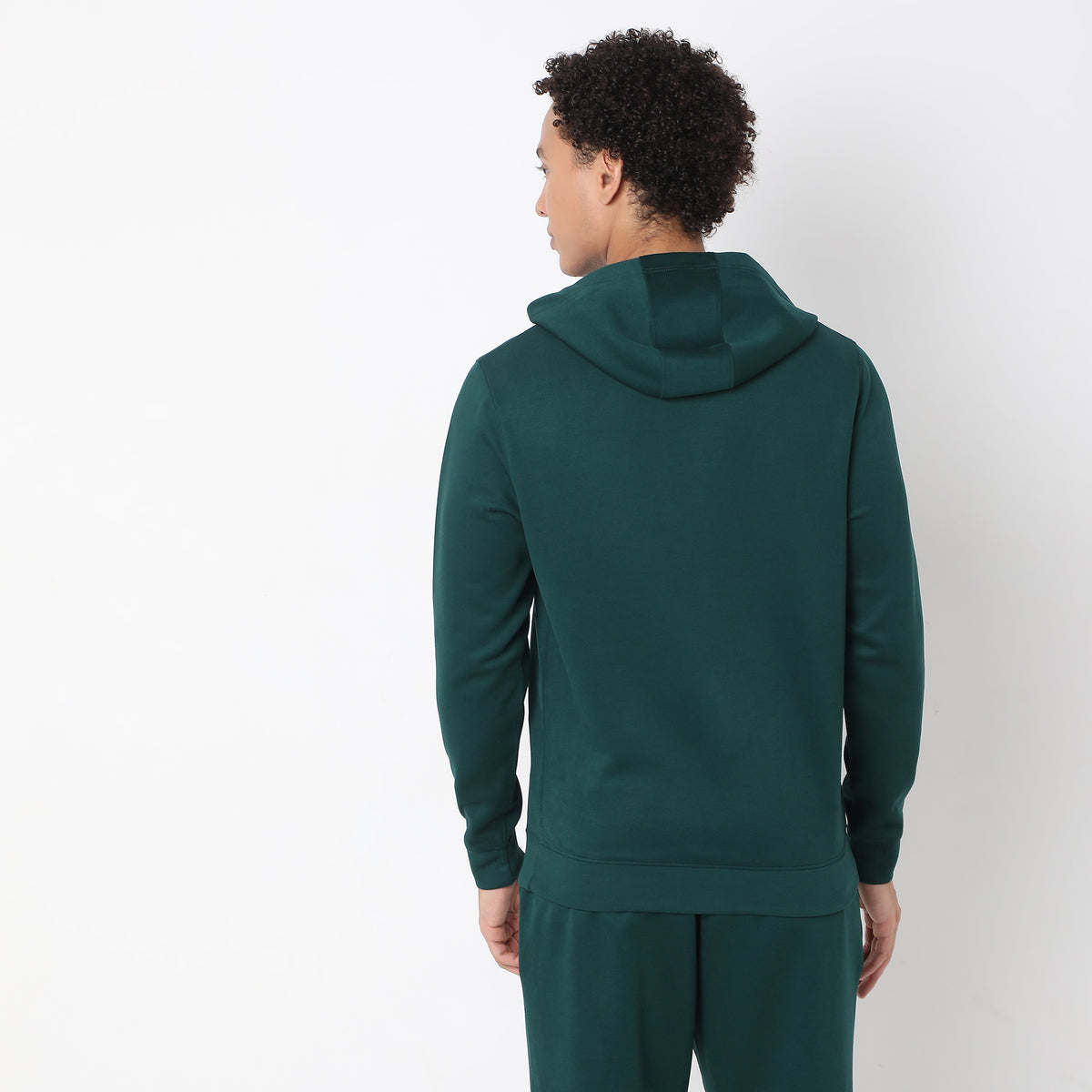 Regular Fit Solid Sweatshirt