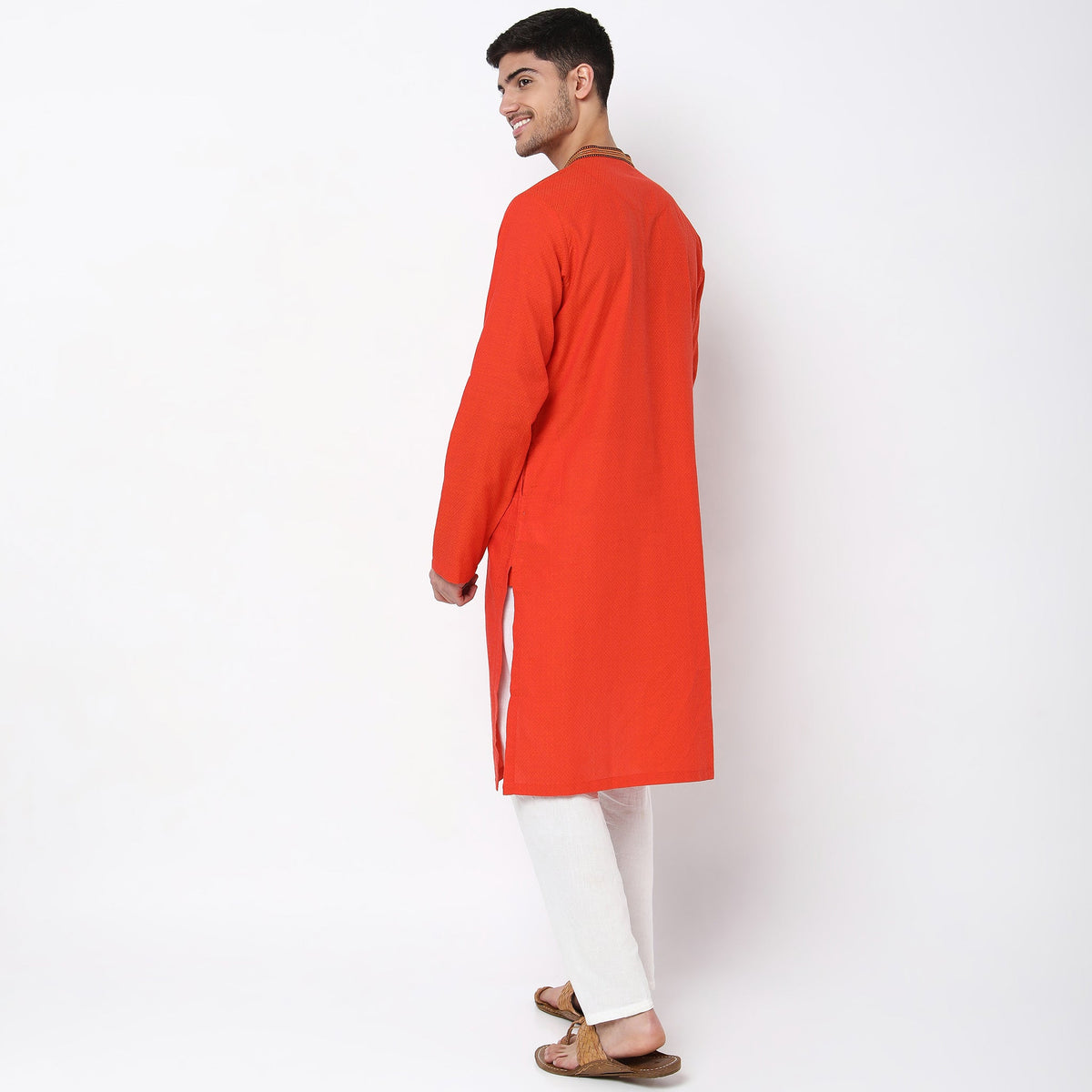 Regular Fit Solid Kurta