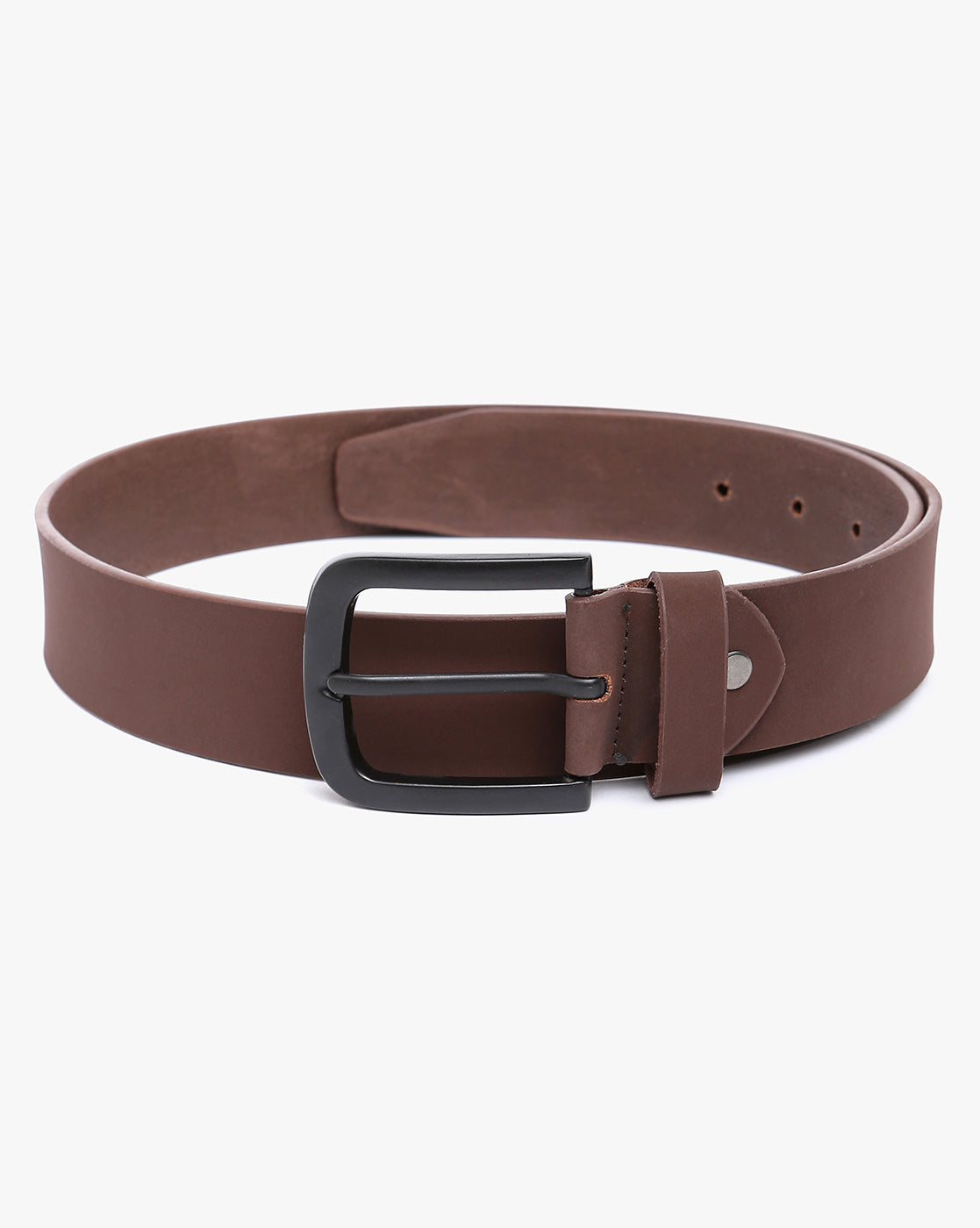 Men Wearing Geniune Leather Brown Belts