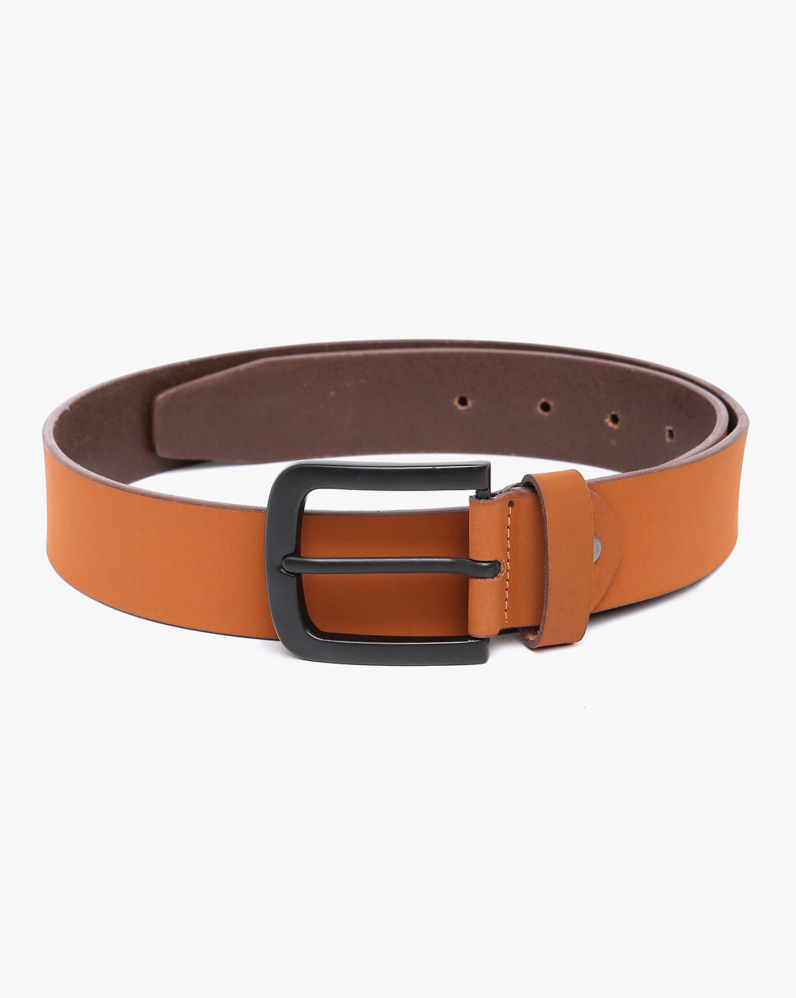 Men Wearing Geniune Leather Tan Belts