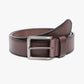 Men Wearing Genuine Leather Coffee Belts
