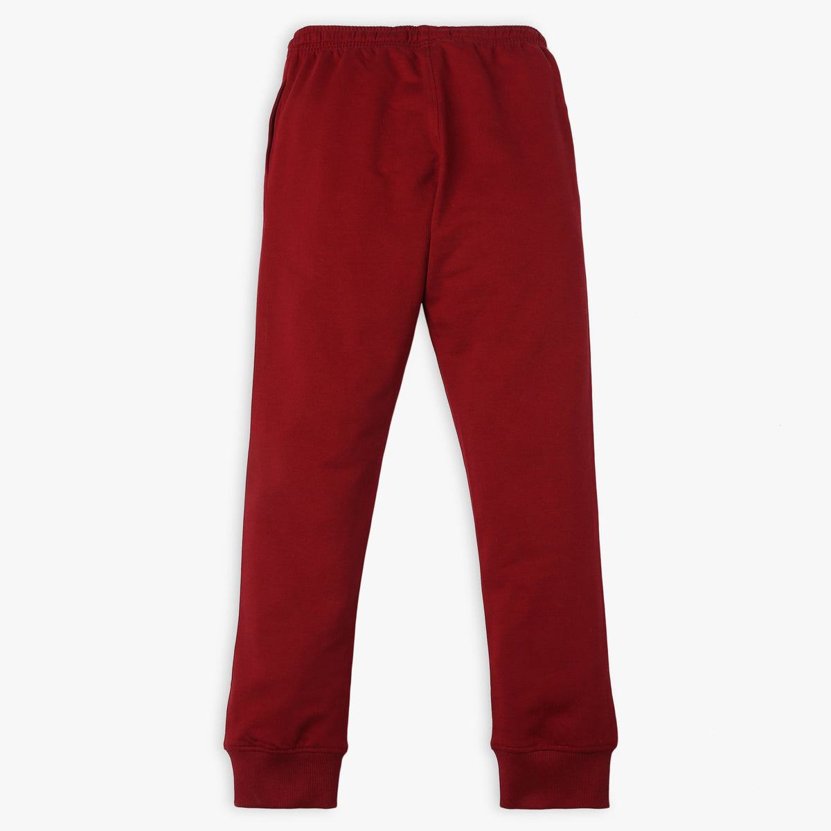 Boy's Regular Fit Solid Mid Rise Trackpants