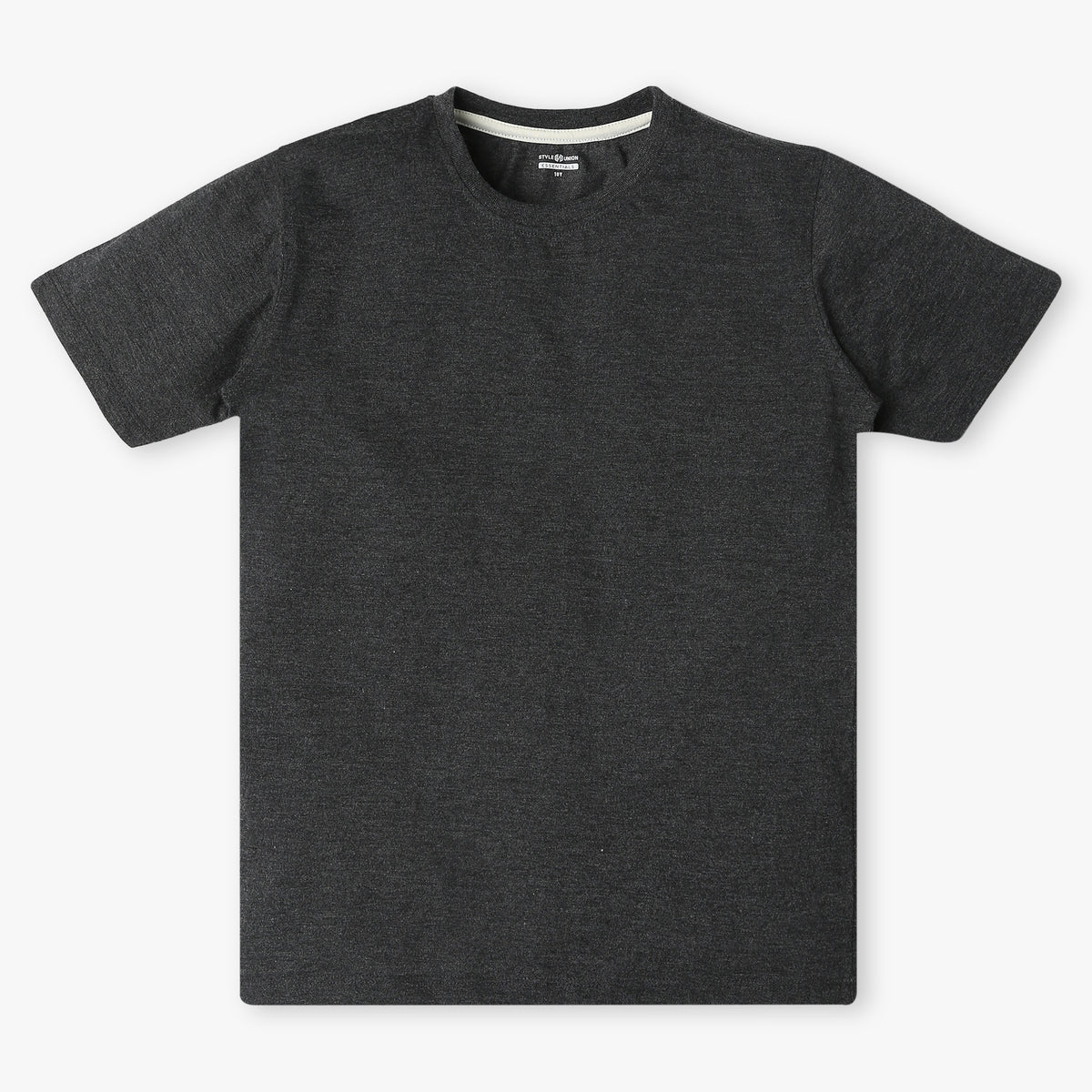 Boy's Regular Fit Solid T-Shirt