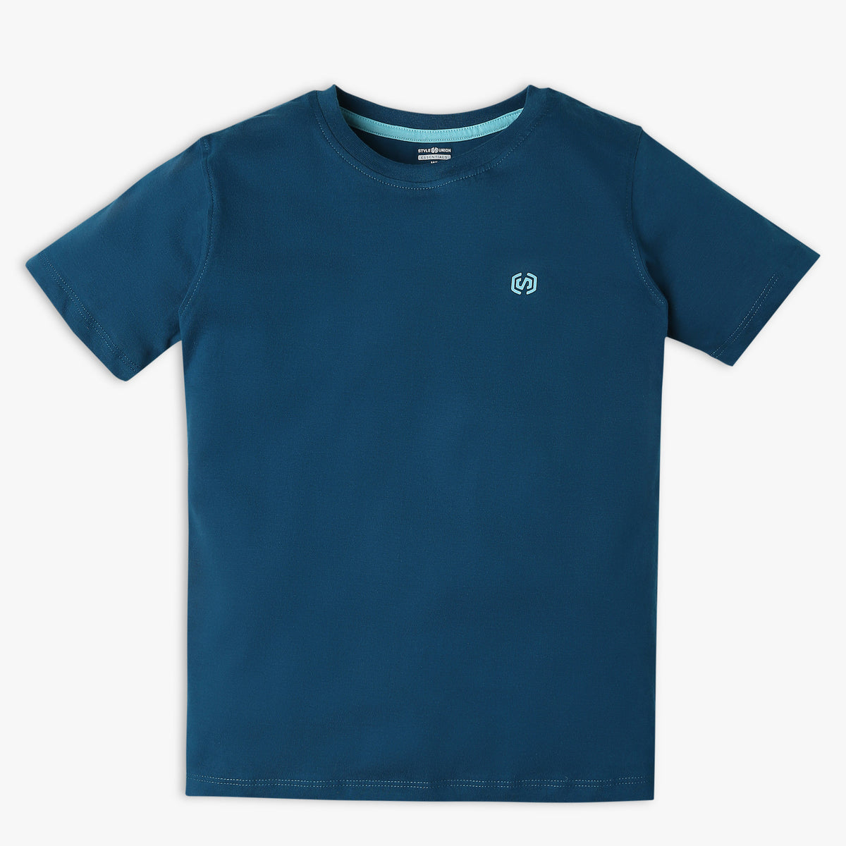 Boys Regular Fit Solid T-Shirt