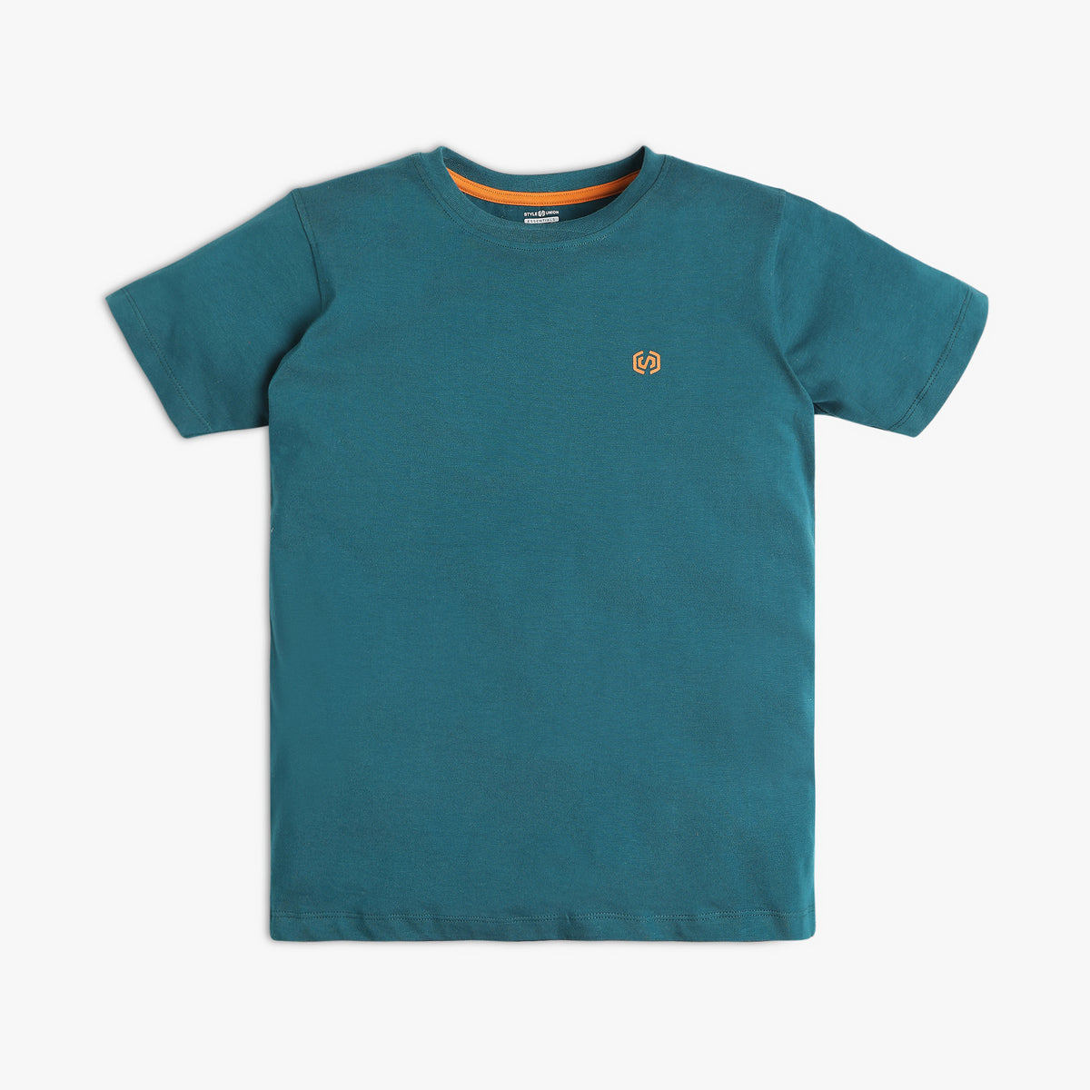 Boy's Regular Fit Solid T-Shirt