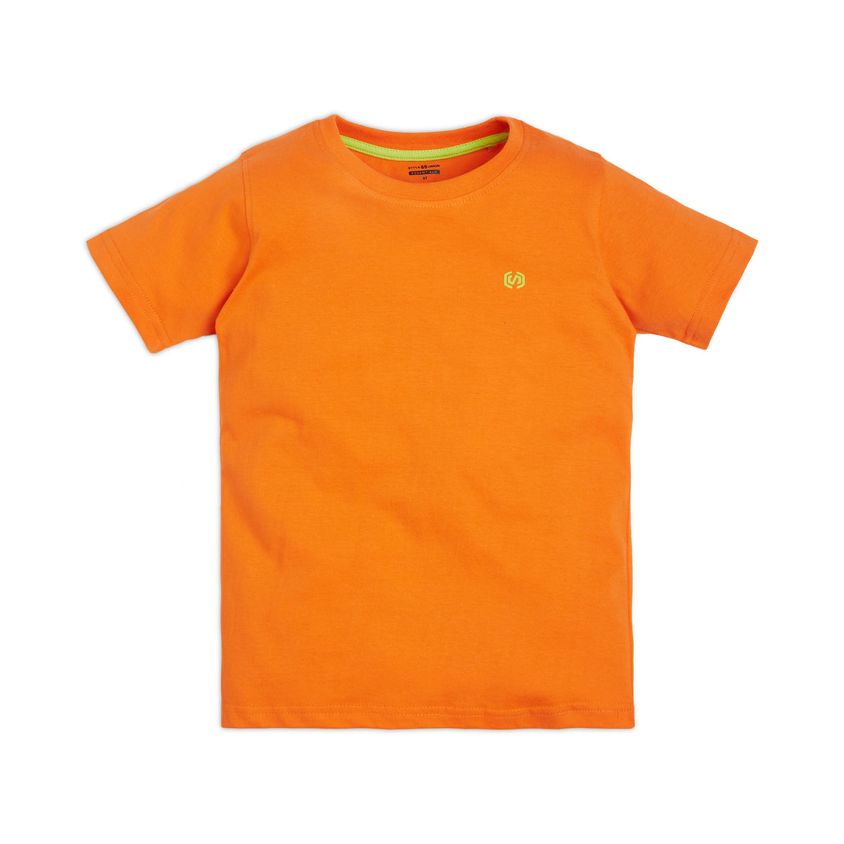 Boy's Regular Fit Solid T-Shirt