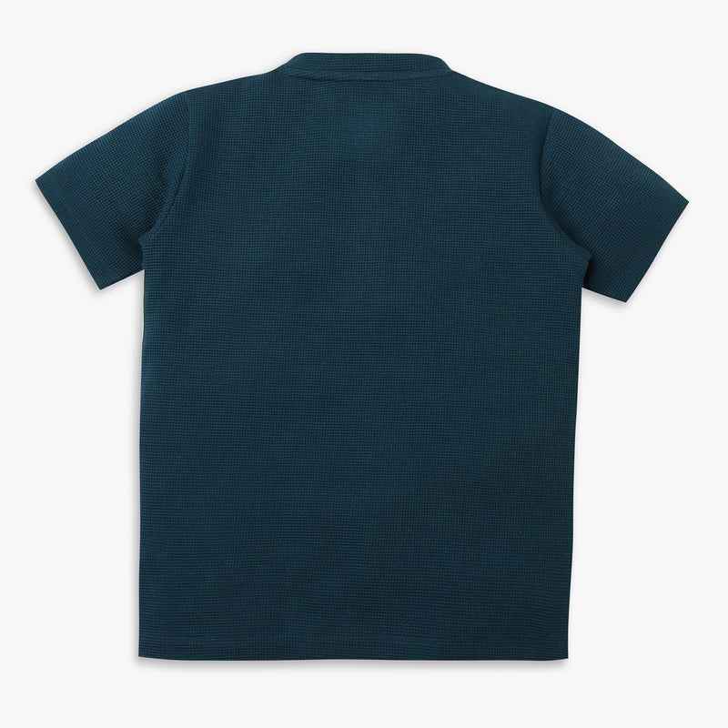 Boys Regular Fit Solid T-Shirt