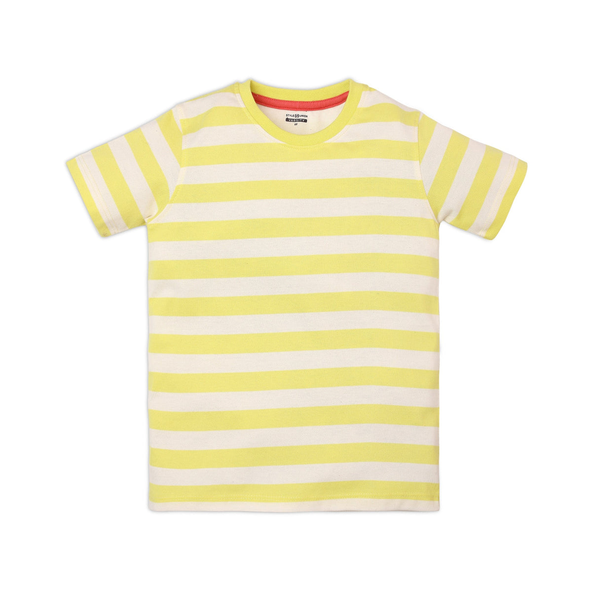 Boy's Regular Fit Striped T-Shirt