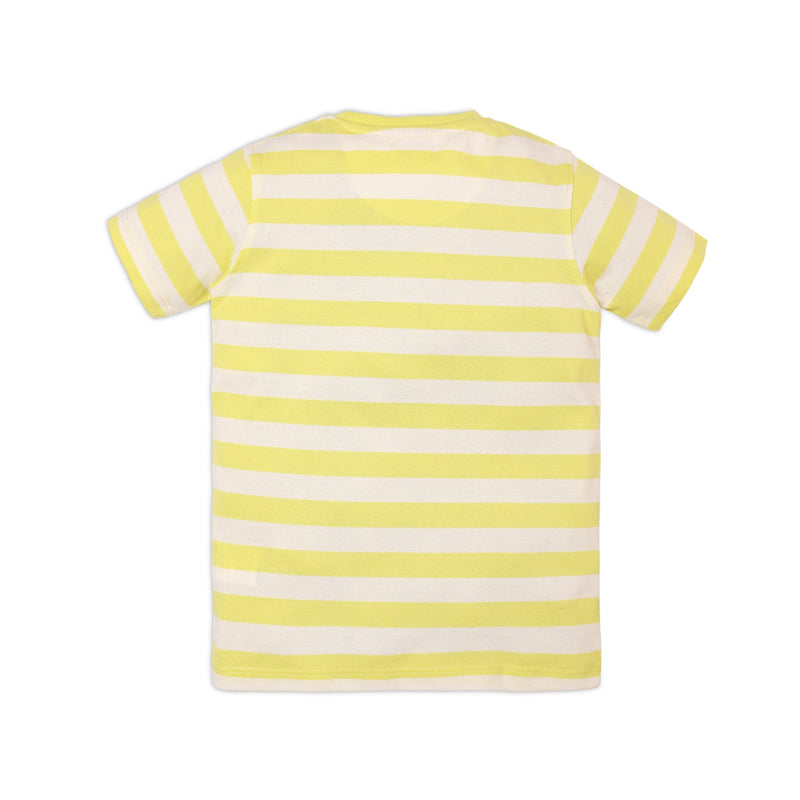 Boy's Regular Fit Striped T-Shirt