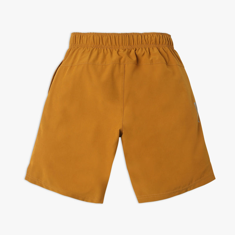 Boy's Regular Fit Solid Mid Rise Shorts