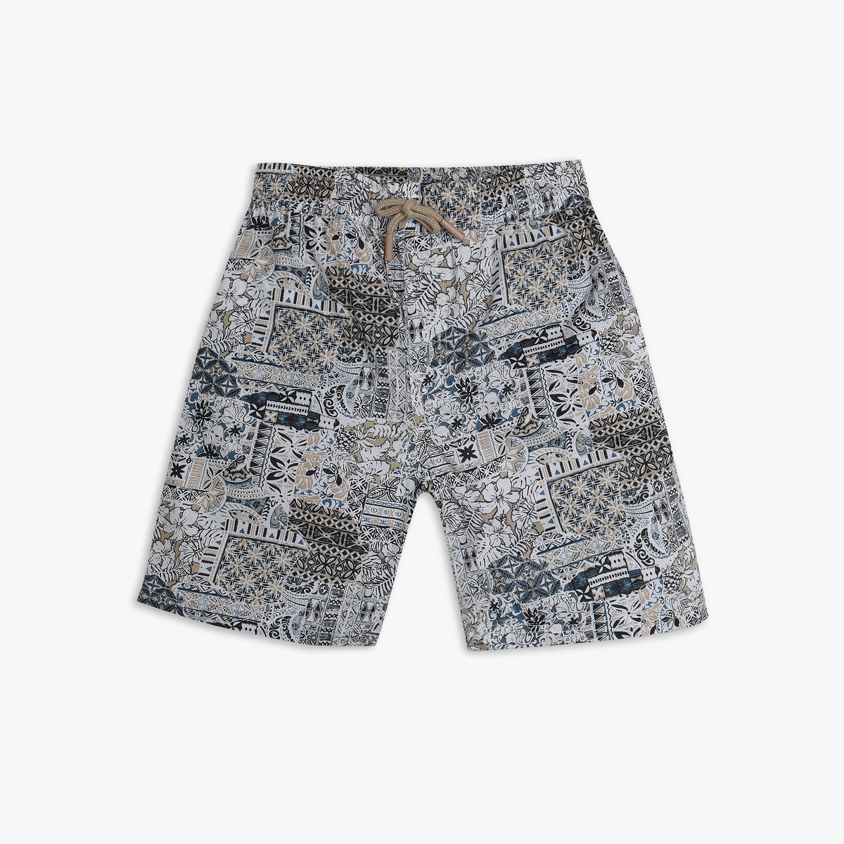 Boys Regular Fit Printed Mid Rise Shorts