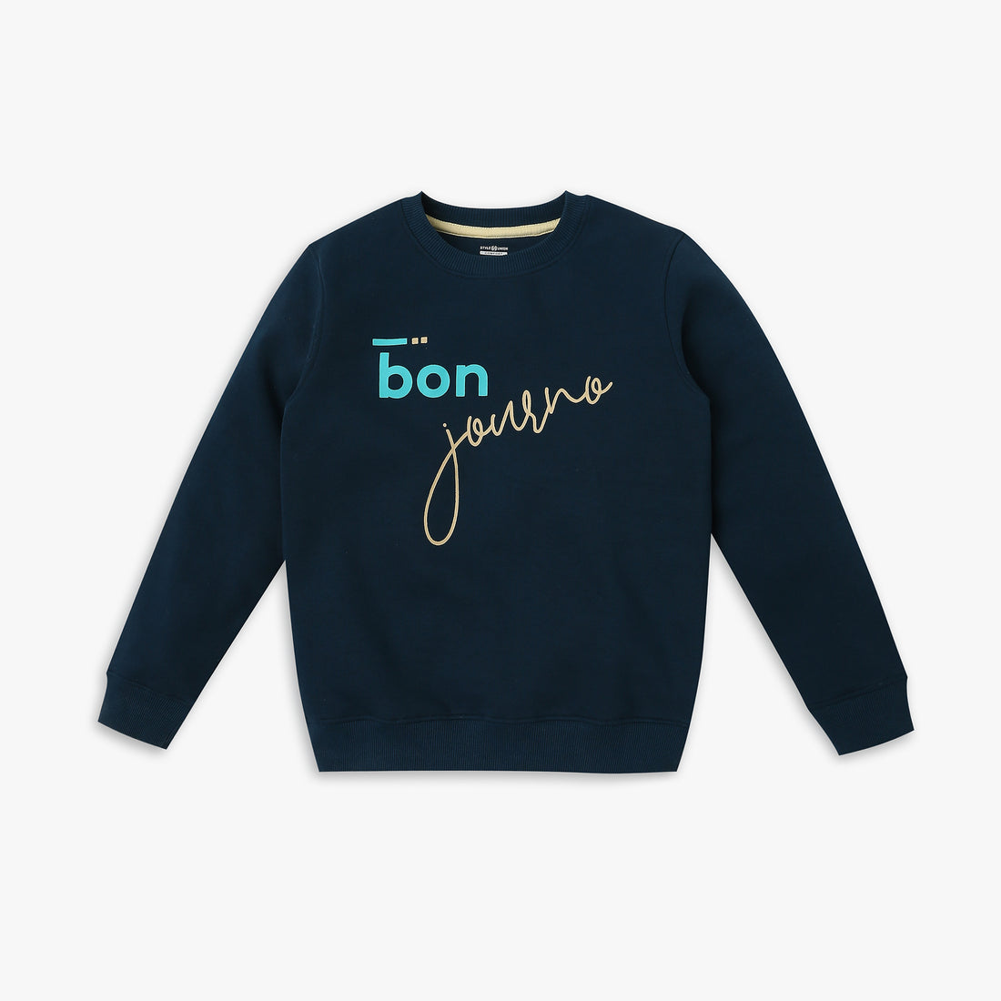 Boy's Regular Fit Graphic Sweat Tees
