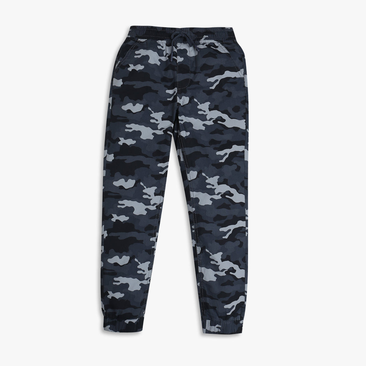 Boys Regular Fit Printed Mid Rise Joggers