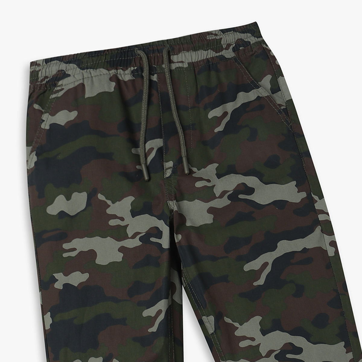 Boys Regular Fit Printed Mid Rise Joggers