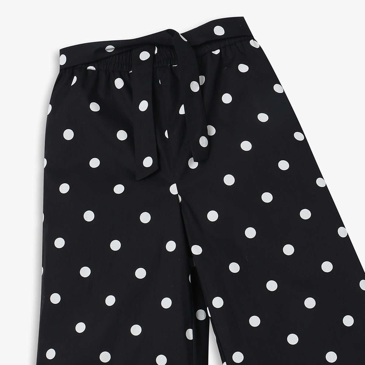 Girls Regular Fit Polka Dots Mid Rise Palazzos