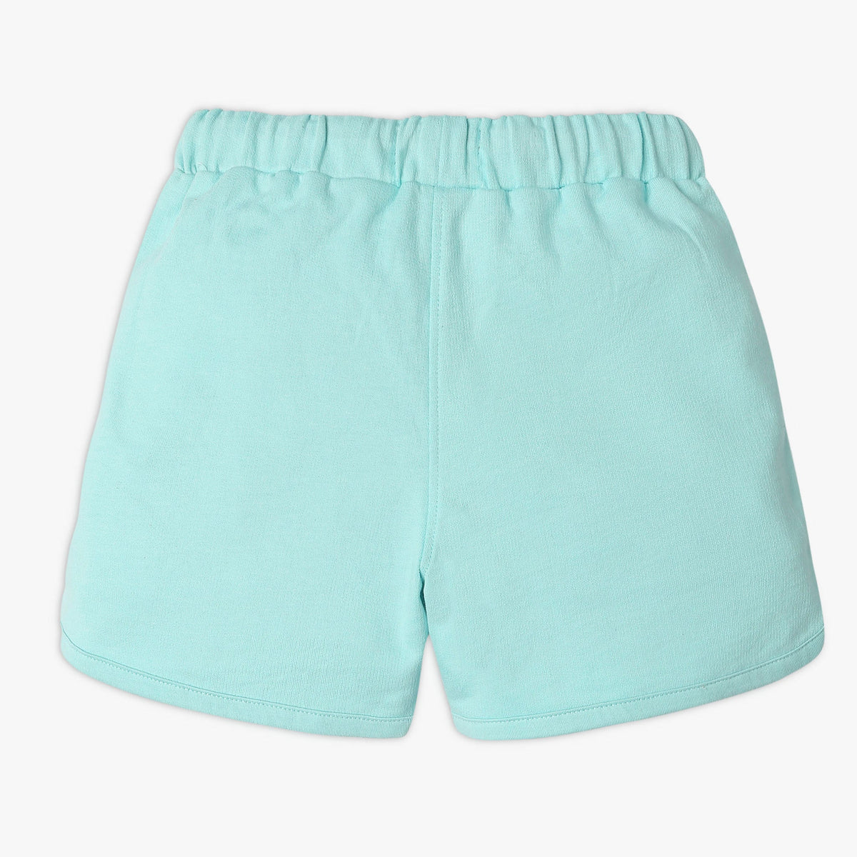 Girl's Regular Fit Solid Mid Rise Shorts