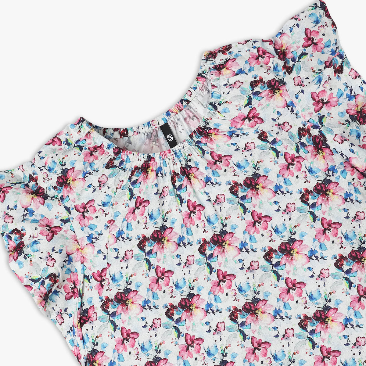 Girls Regular Fit Printed Top