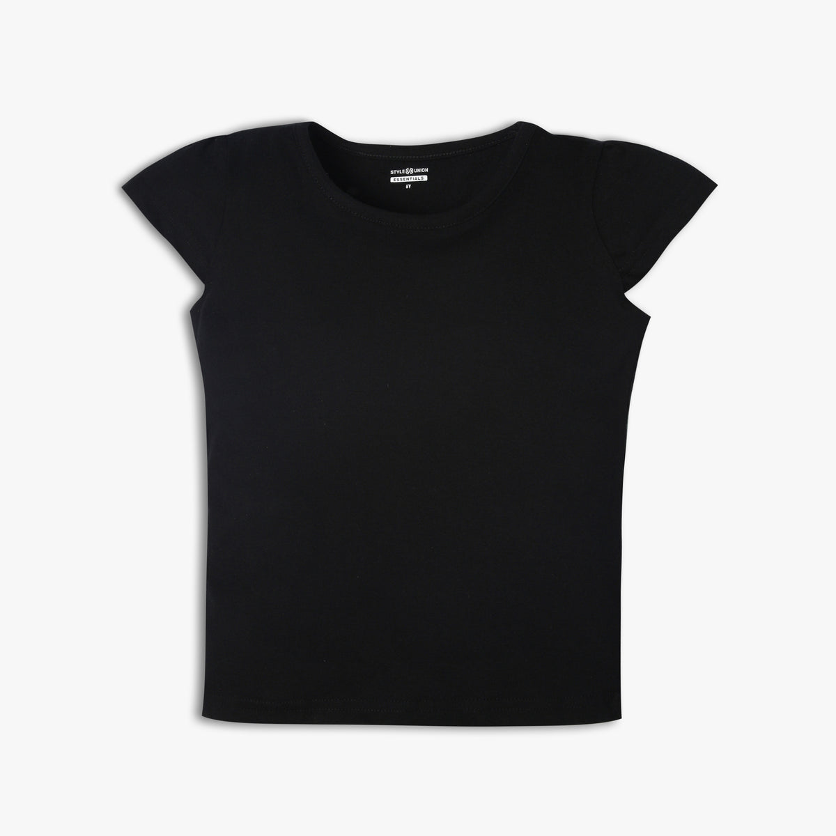 Girl's Regular Fit Solid T-Shirt