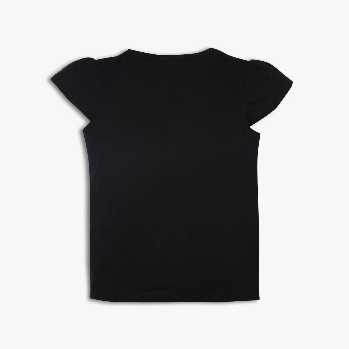 Girl's Regular Fit Solid T-Shirt