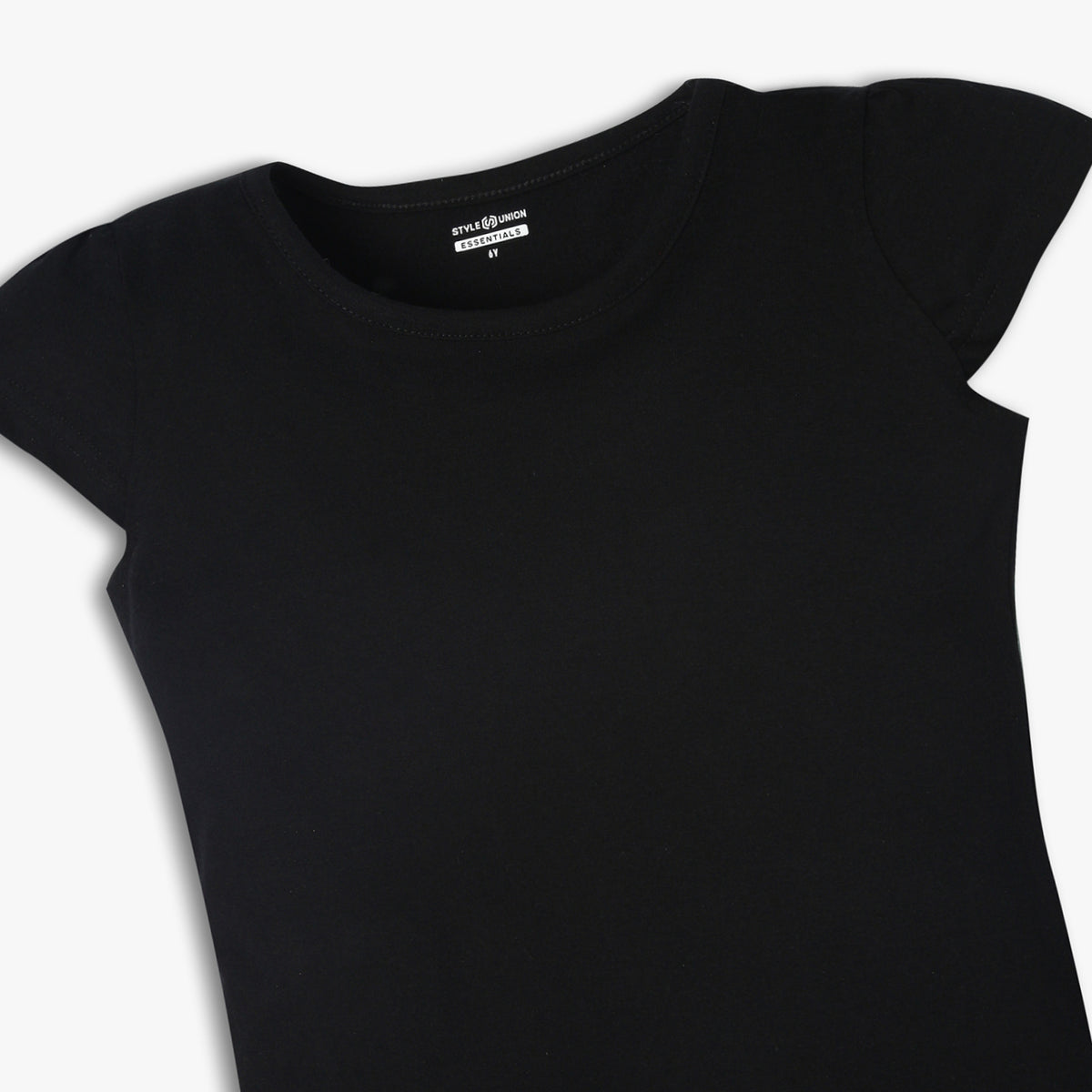 Girl's Regular Fit Solid T-Shirt