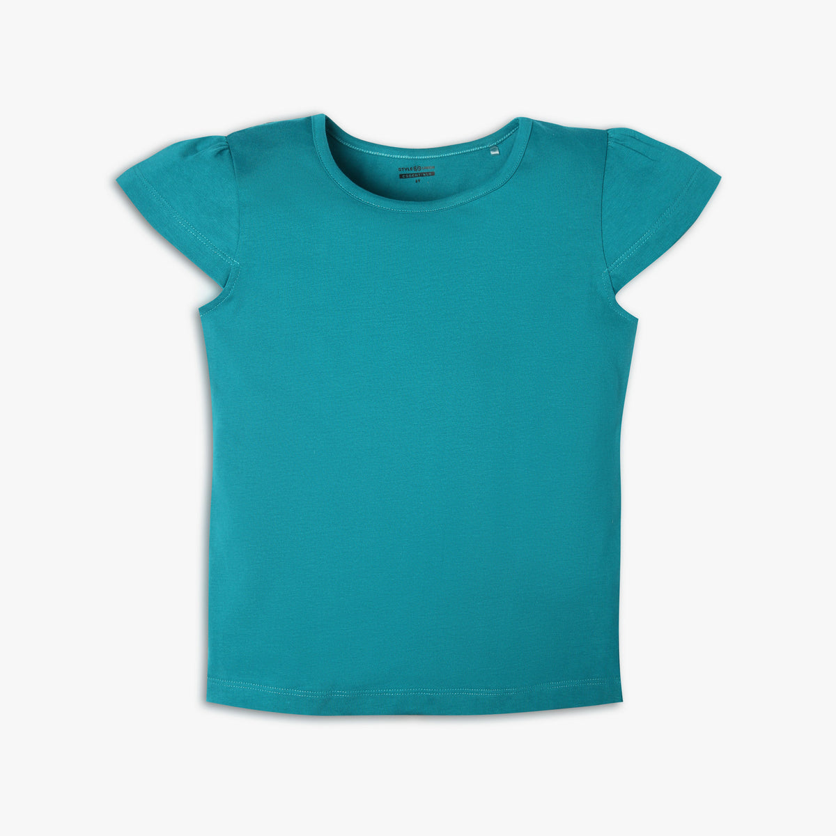 Girl's Regular Fit Solid T-Shirt