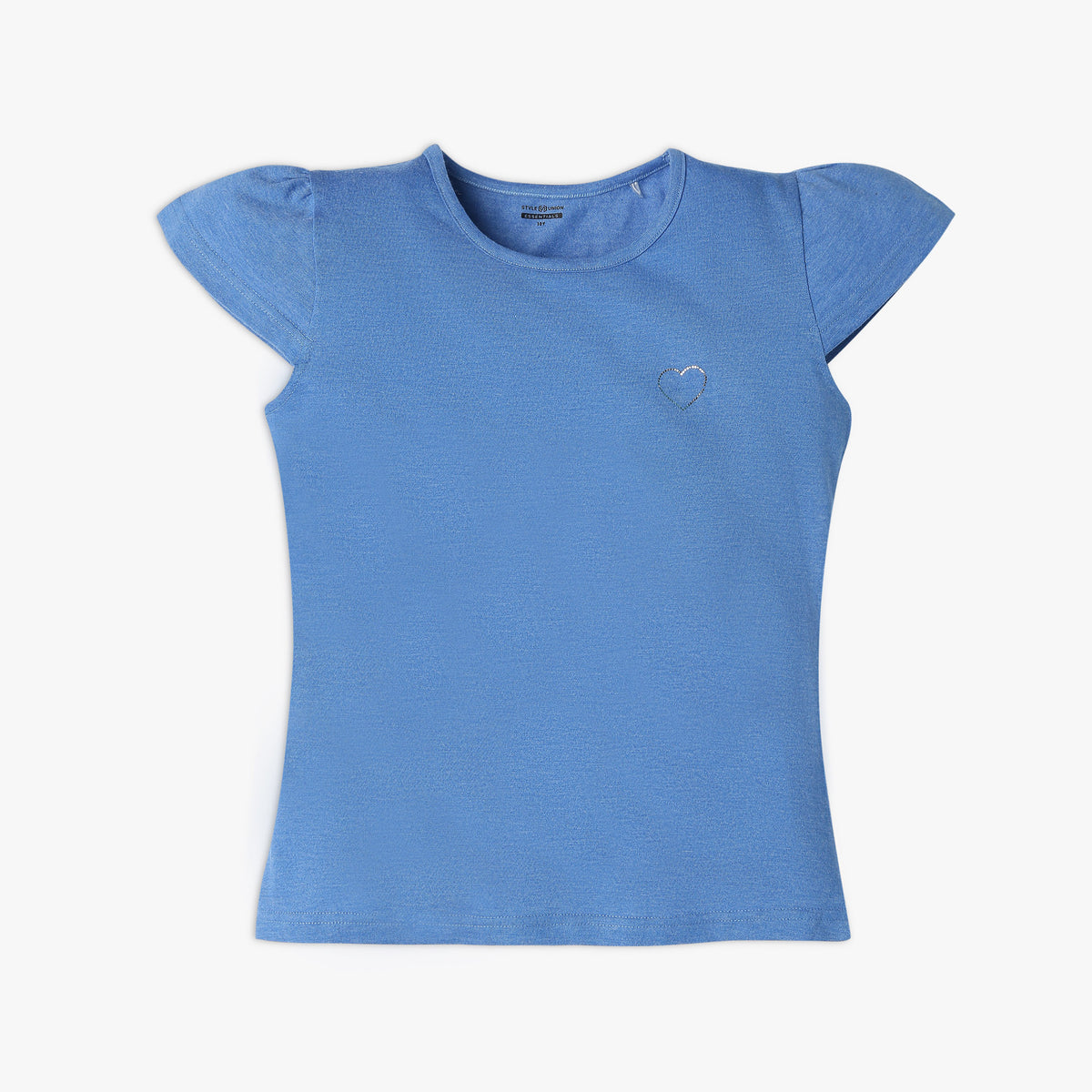 Girl's Regular Fit Solid T-Shirt