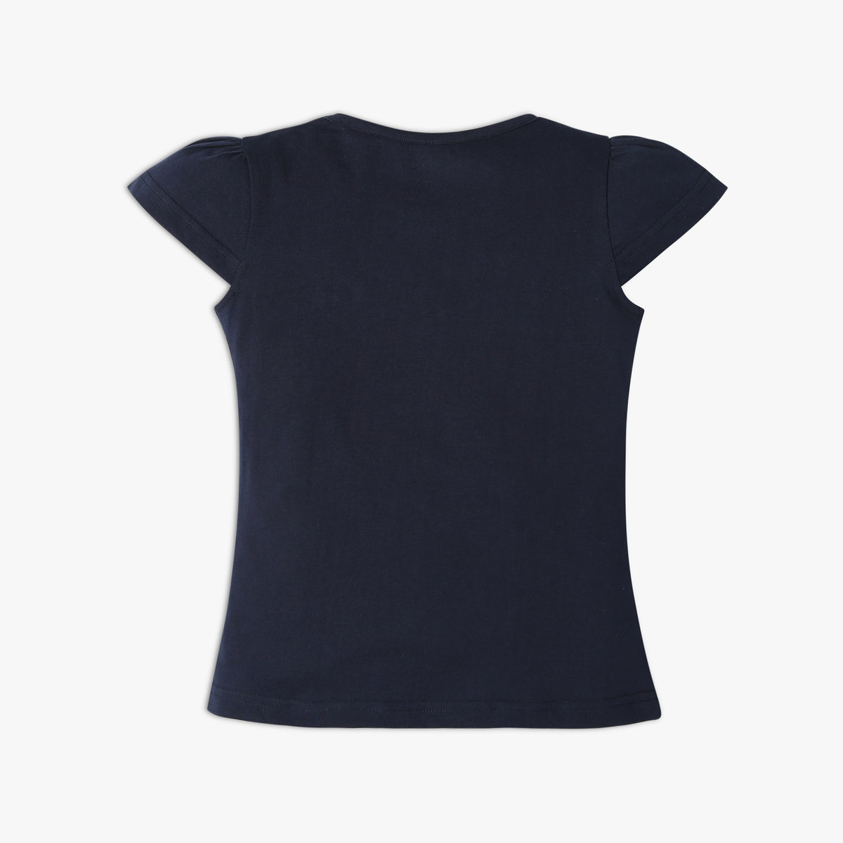 Girl's Regular Fit Solid T-Shirt