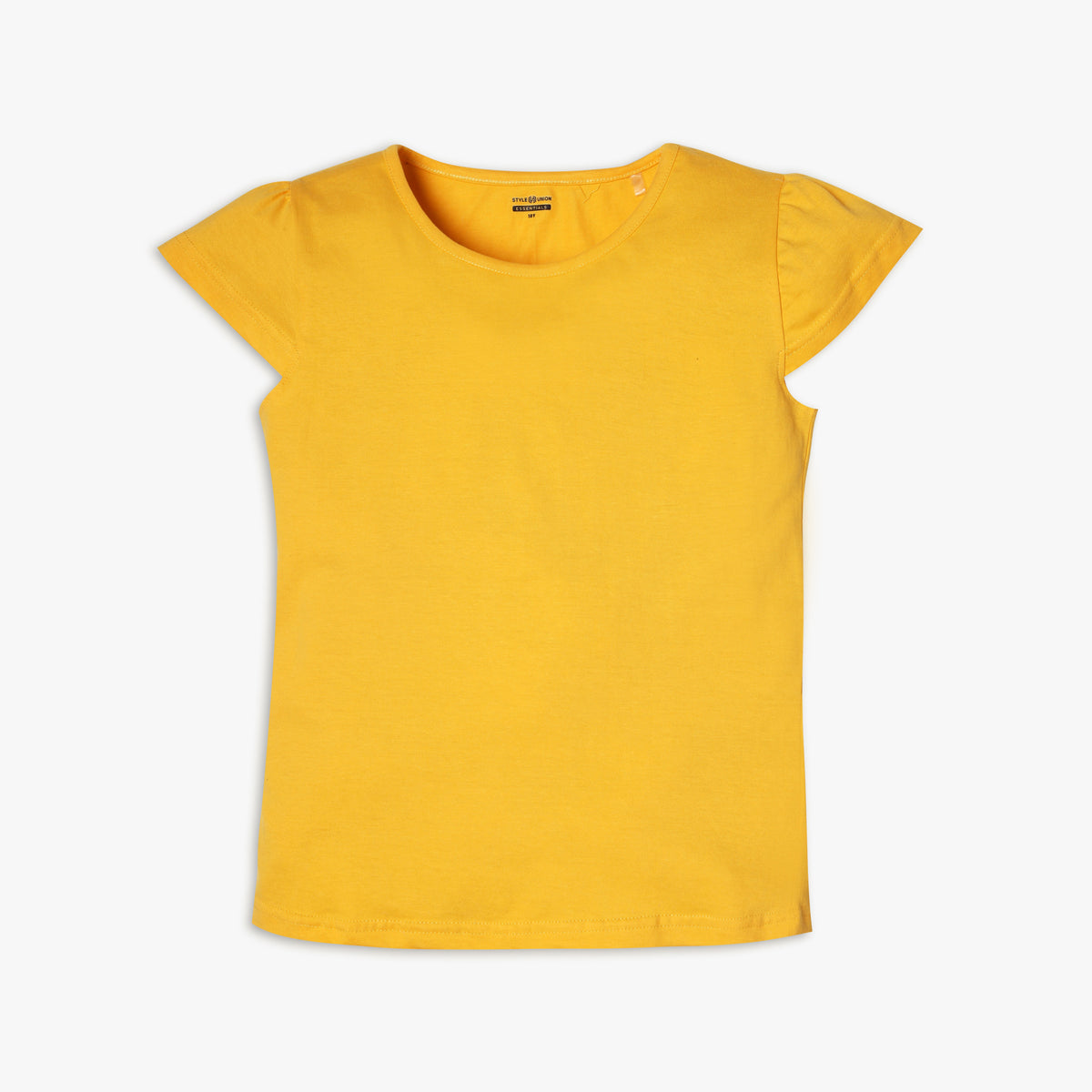 Girl's Regular Fit Solid T-Shirt