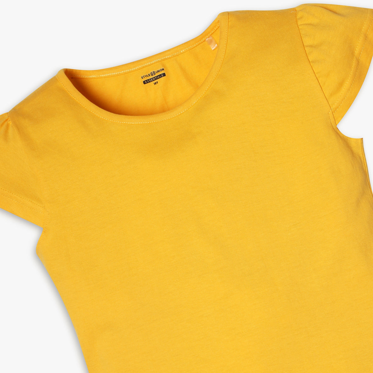 Girl's Regular Fit Solid T-Shirt