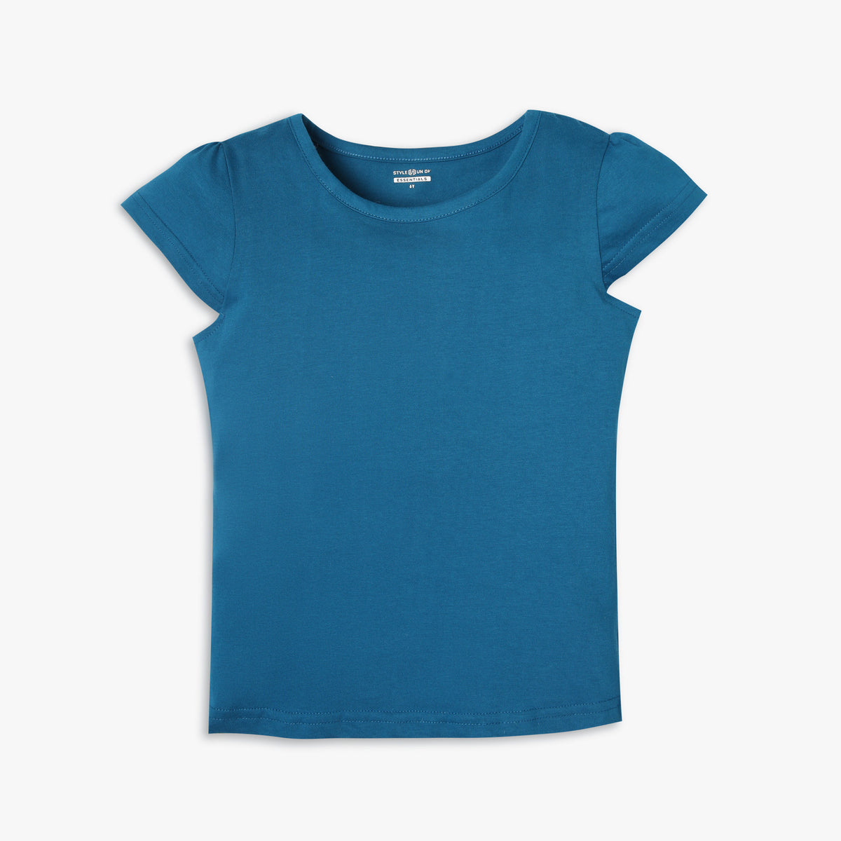 Girl's Regular Fit Solid T-Shirt