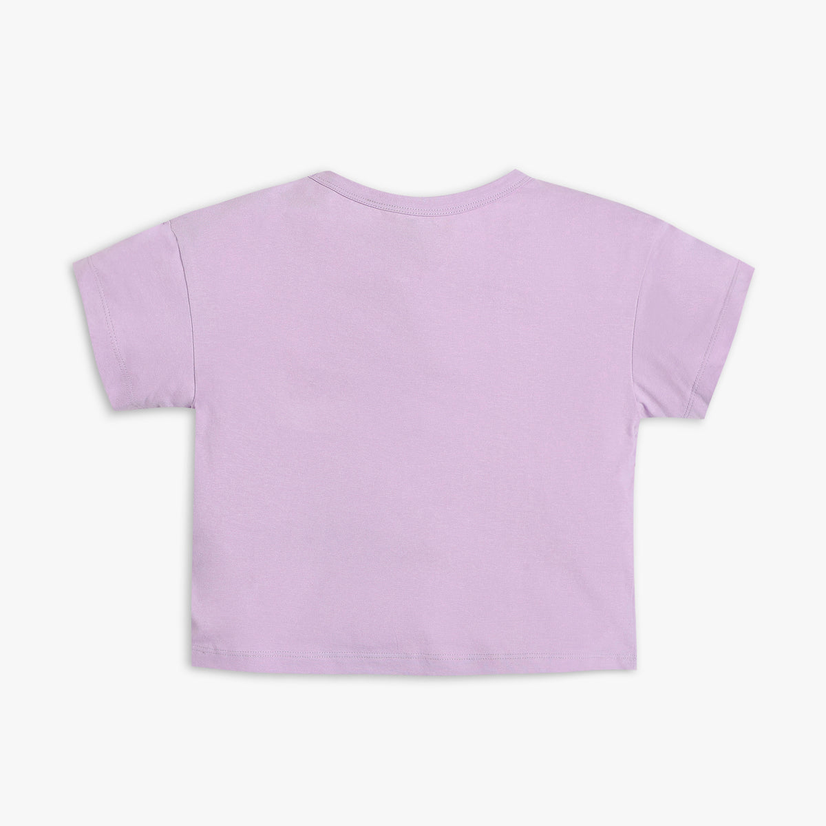 Girls Regular Fit Solid T-Shirt