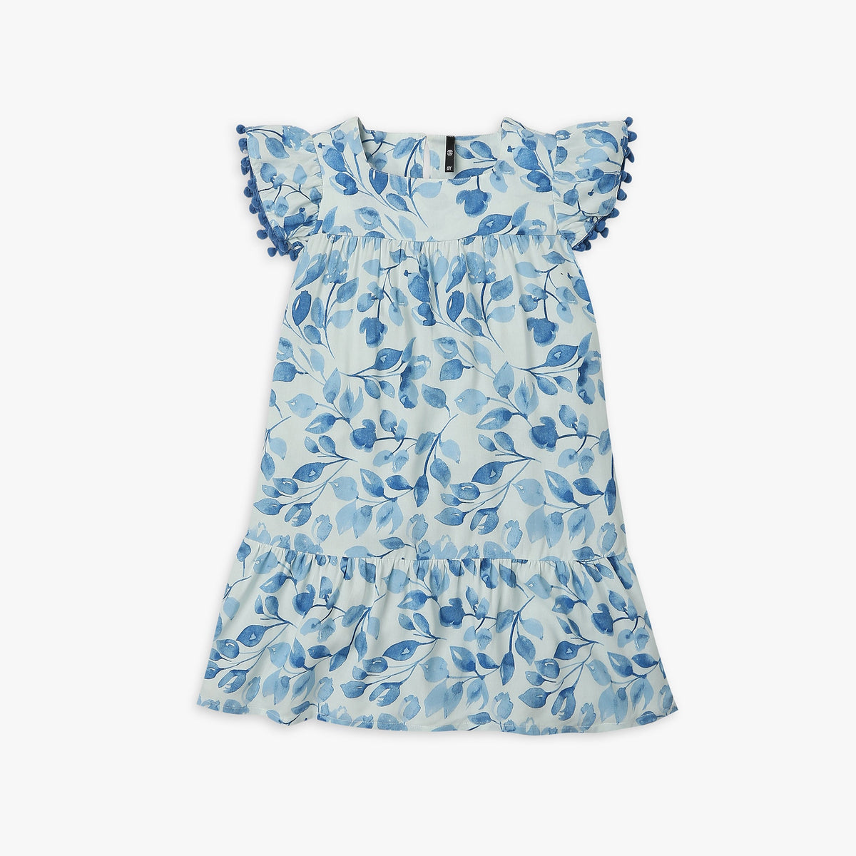 Girl's Regular Fit Printed Dress