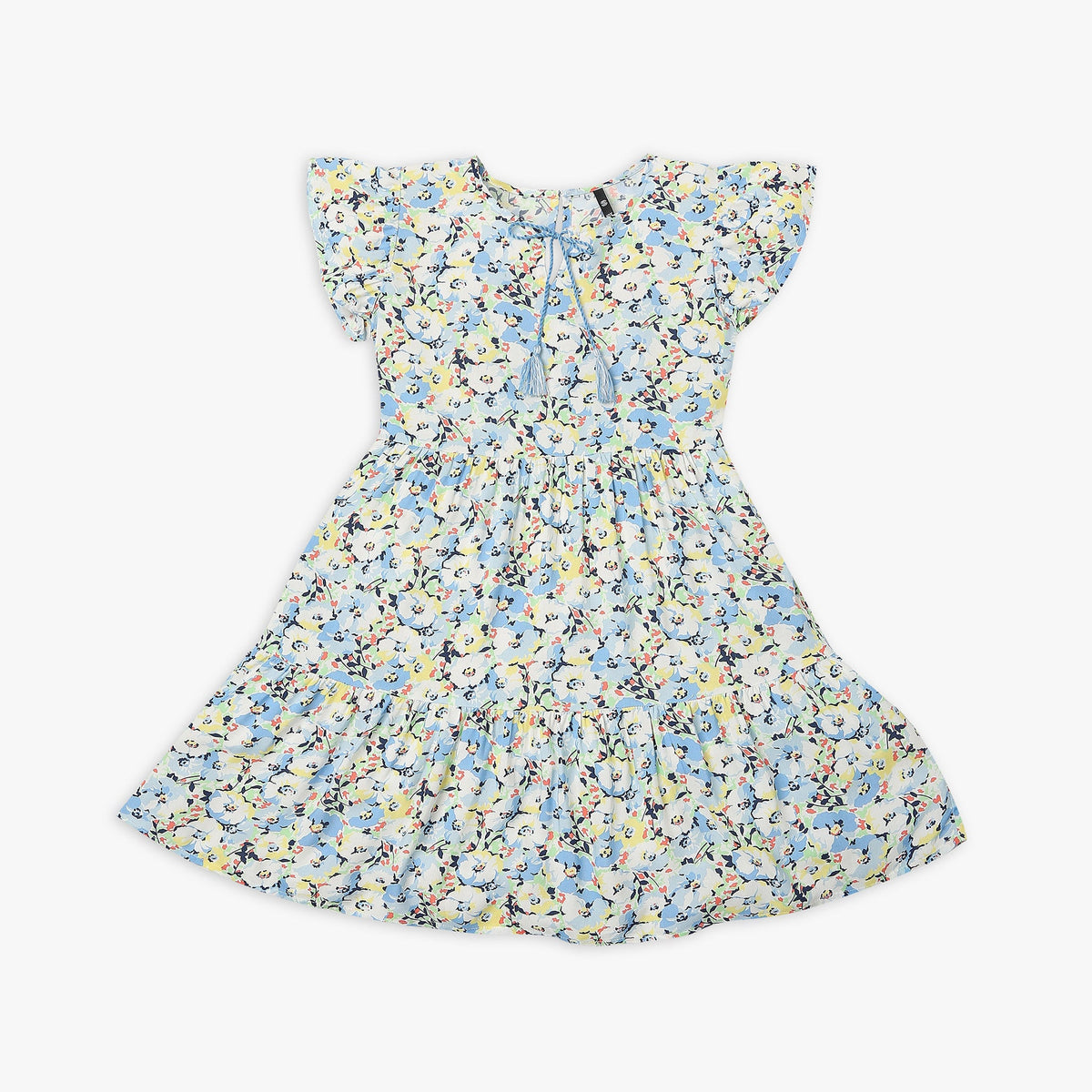 Girl's Regular Fit Printed Dress