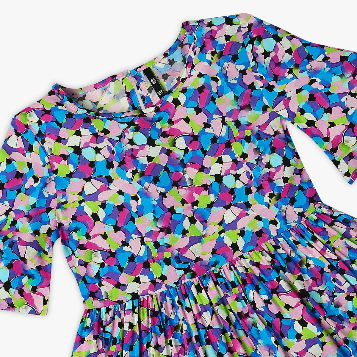 Girl's Regular Fit Printed Frock