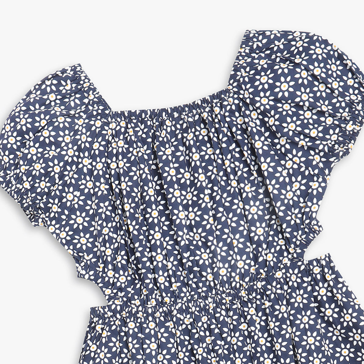 Girls Regular Fit Polka Dots Dress