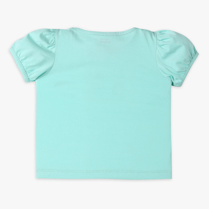 Girl's Regular Fit Printed T-Shirt