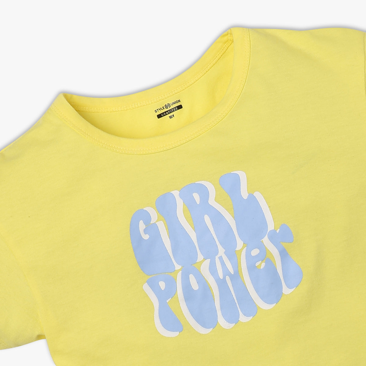 Girl's Regular Fit Printed T-Shirt