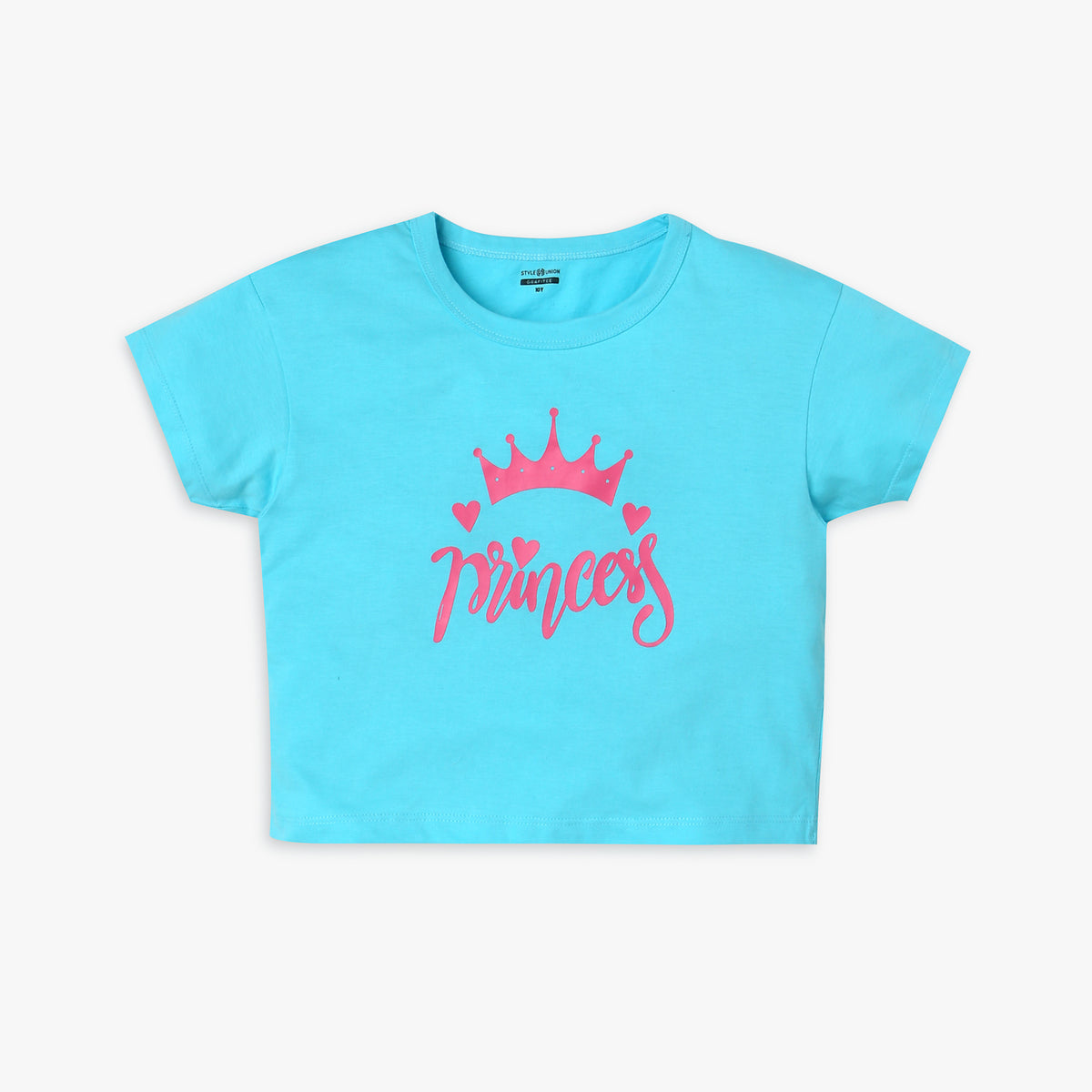 Girls Regular Fit Printed T-Shirt