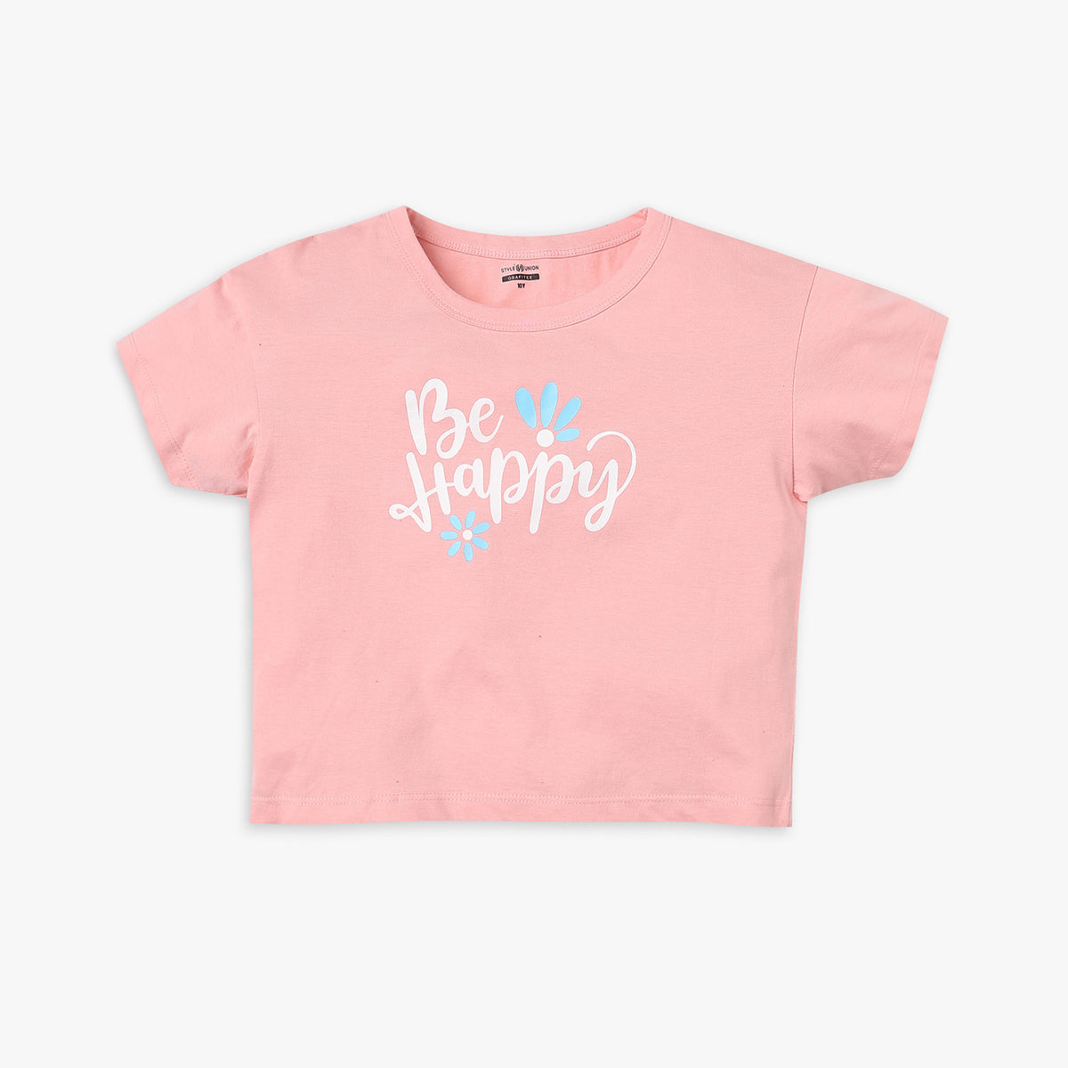 Girl's Regular Fit Printed T-Shirt