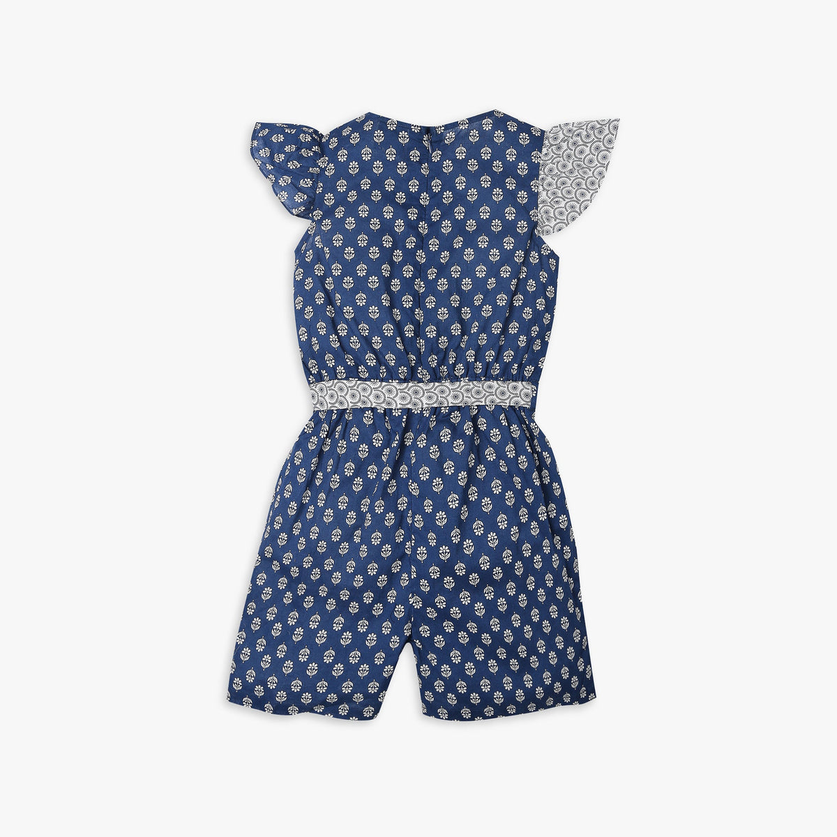 Girl's Regular Fit Printed Jumpsuits