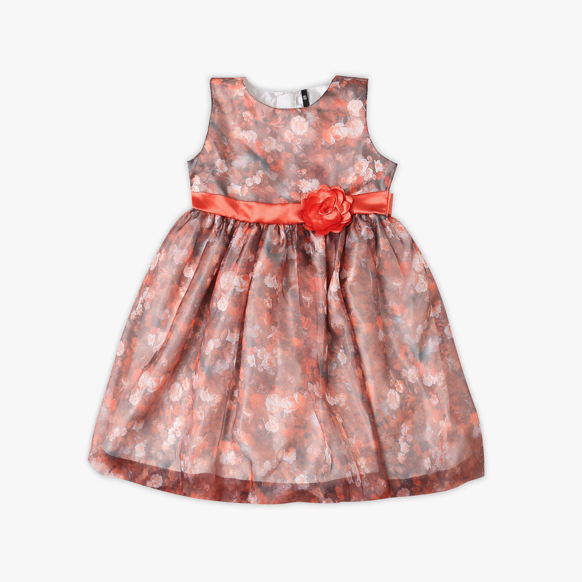 Girl's Regular Fit Printed Frock