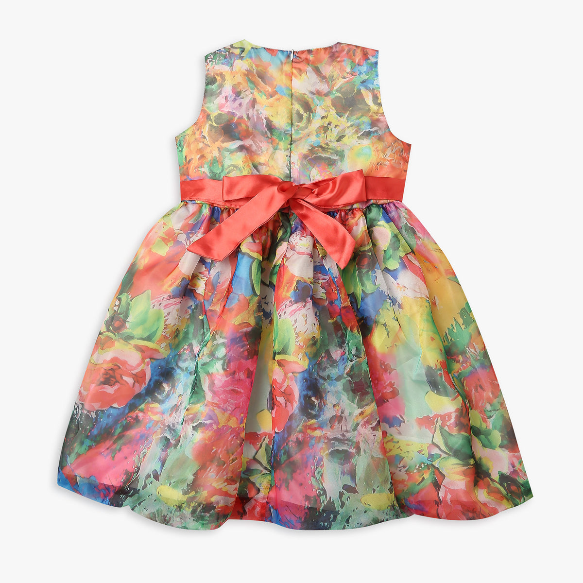 Girls Regular Fit Printed Frock