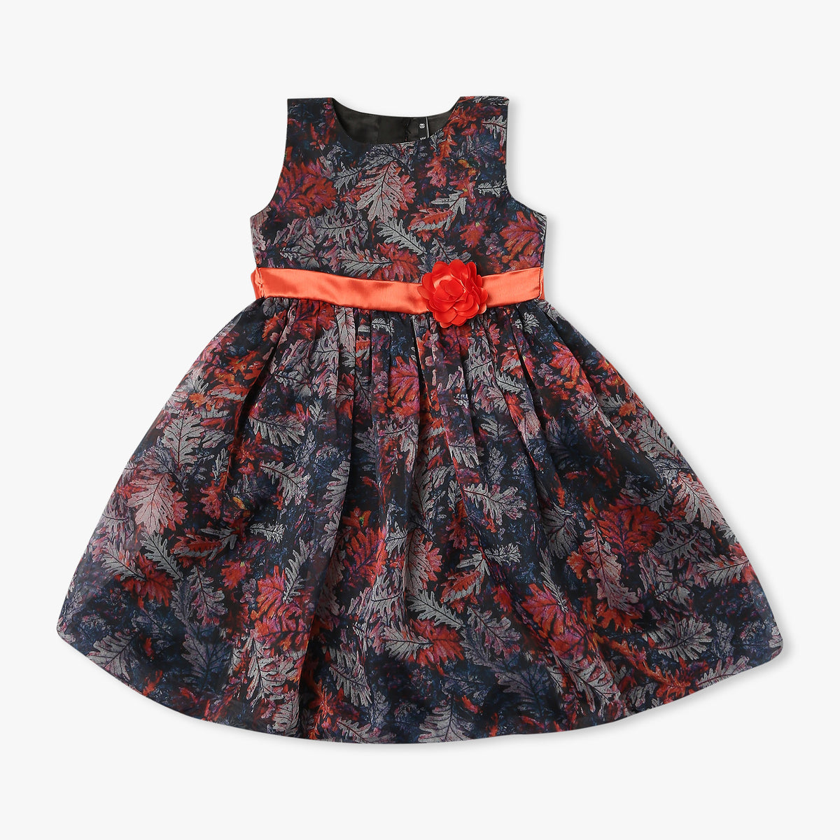 Girl's Regular Fit Printed Frock