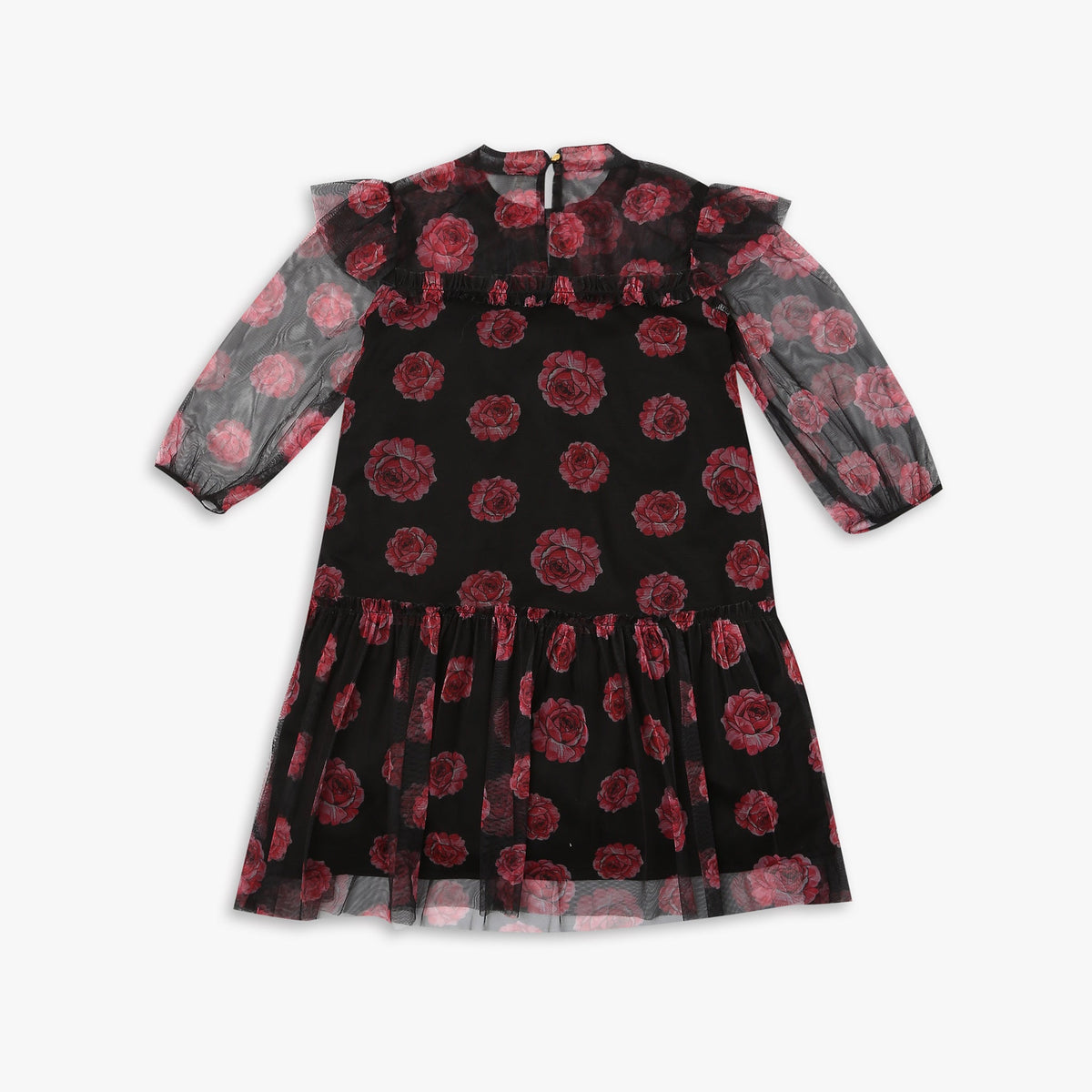 Girl's Regular Fit Printed Frock