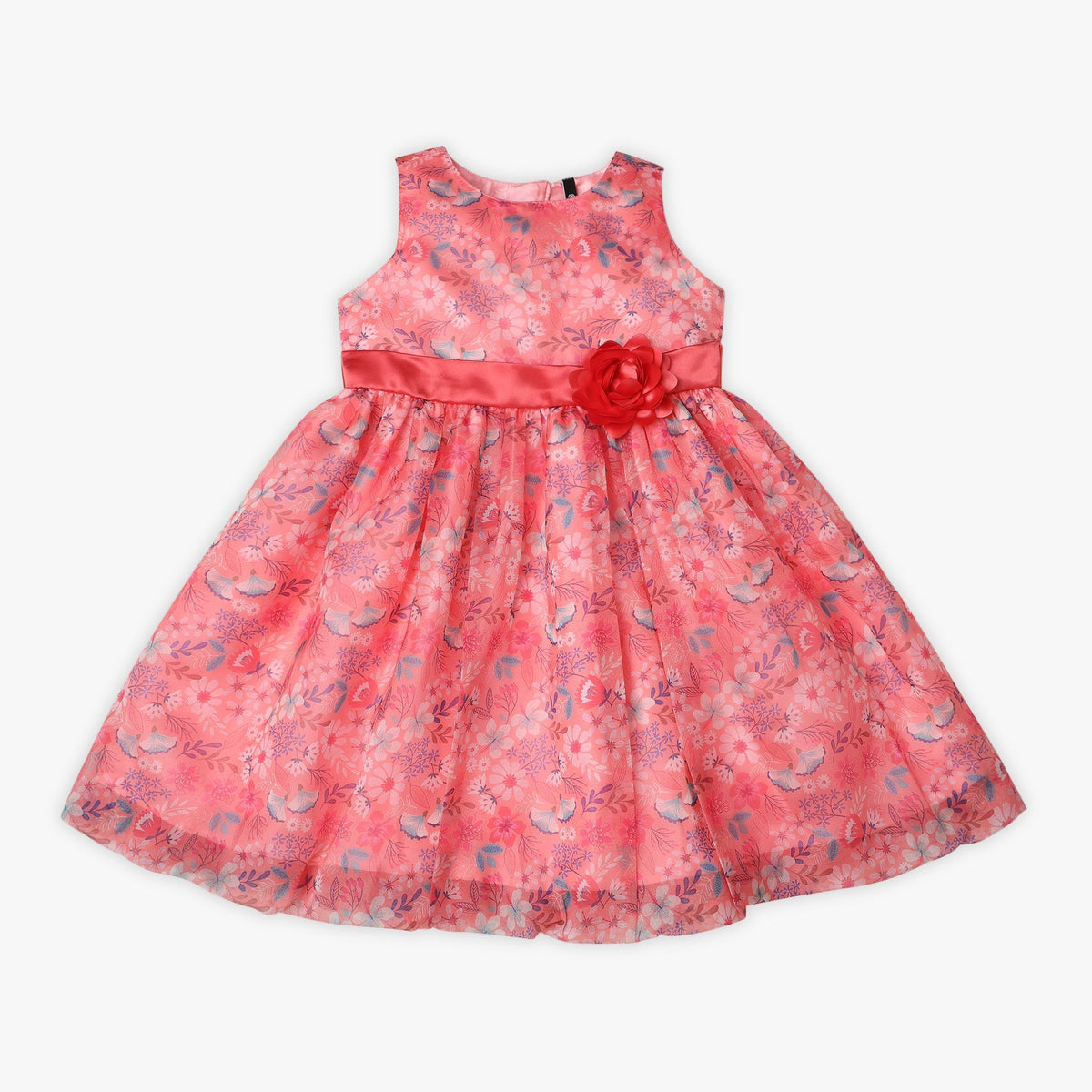 Girls Regular Fit Printed Frock