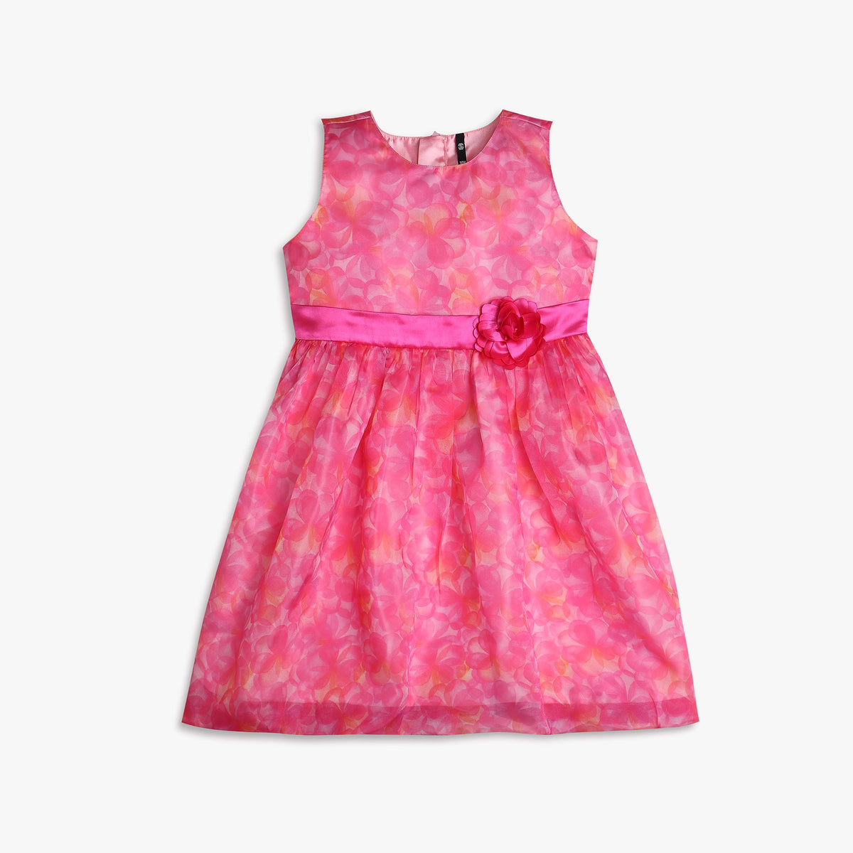 Girls Regular Fit Printed Frock