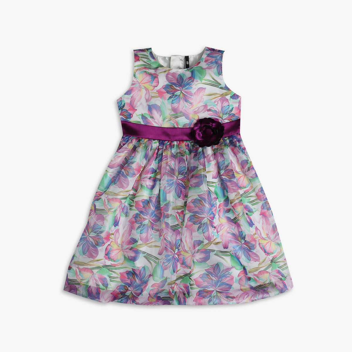 Girls Regular Fit Printed Frock