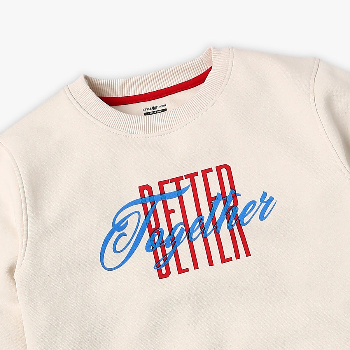 Girl's Regular Fit Printed Sweat Tees